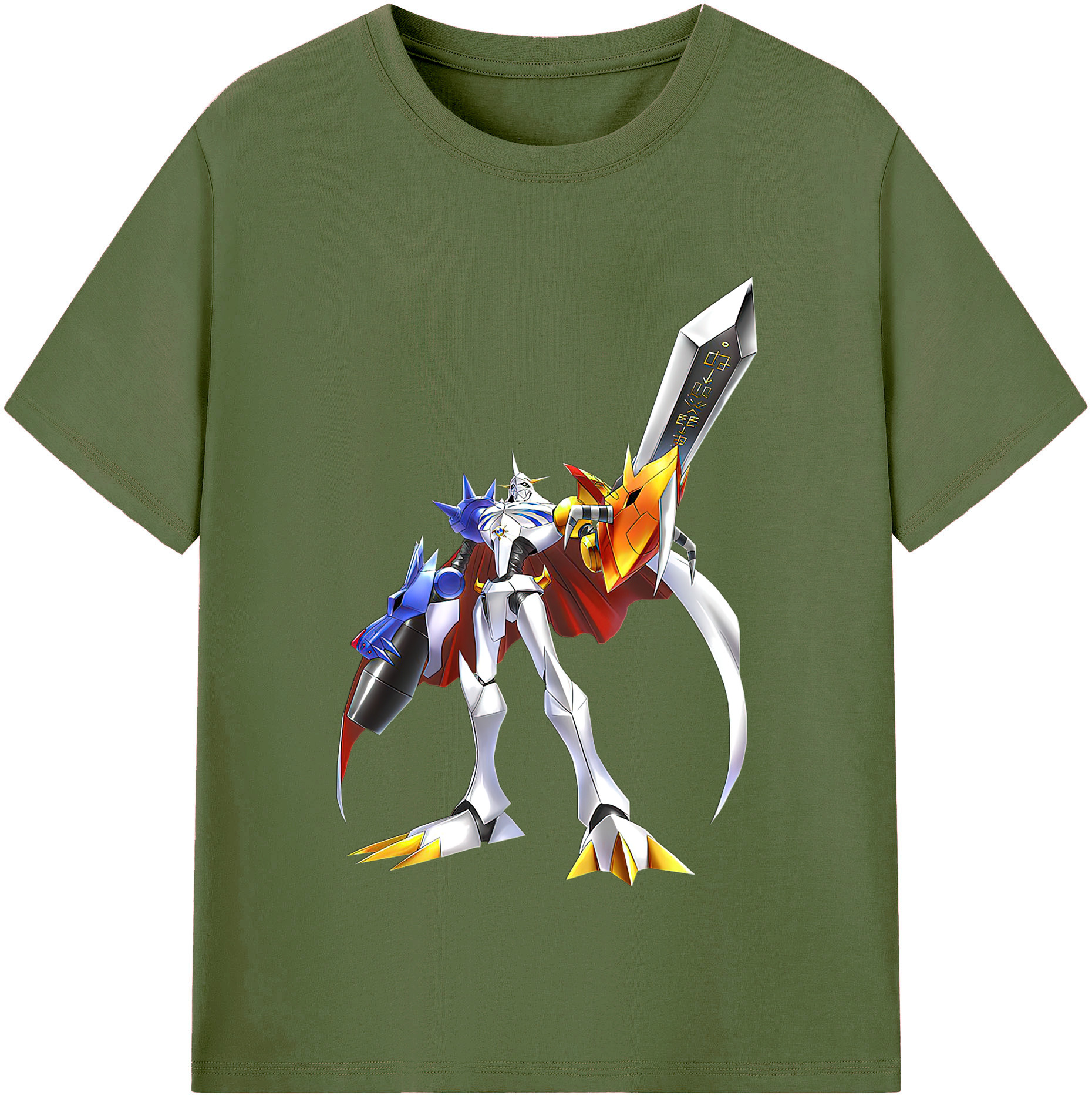 （画像用） Digimon デジタルモンスター/デジモン 綿100％半袖Tシャツ（フロントプリント）